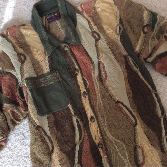 Women’s mixed yarns, collared, cardigan Coogi - Picture 4 of 6